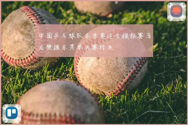 中国乒乓球队东京奥运会模拟赛马龙樊振东男单决赛对决